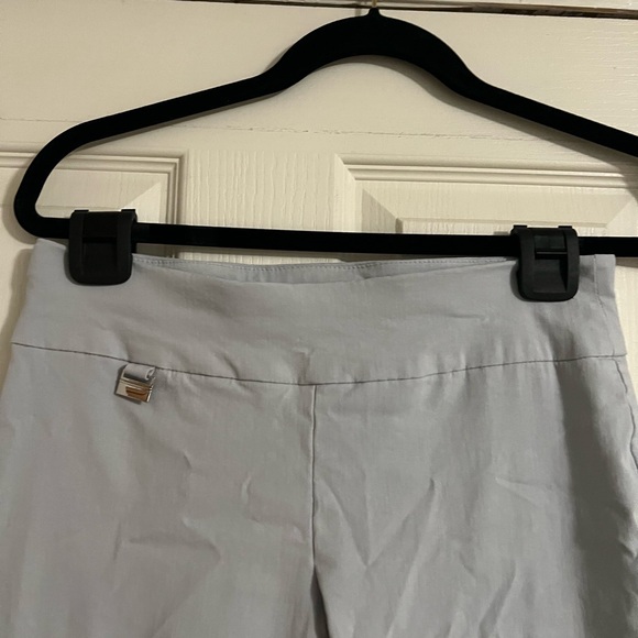 Alfani essential pull-on pants light gray,w/tummy-control panel - Picture 2 of 4